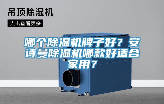 哪個除濕機牌子好？安詩曼除濕機哪款好適合家用？