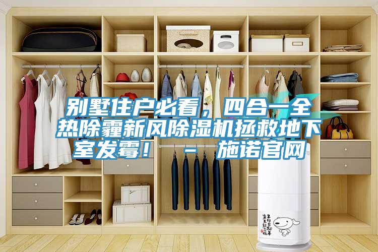 別墅住戶必看，四合一全熱除霾新風(fēng)除濕機(jī)拯救地下室發(fā)霉！ – 施諾官網(wǎng)