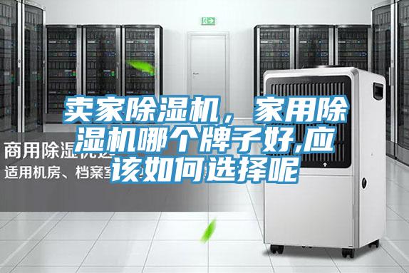 賣家除濕機，家用除濕機哪個牌子好,應(yīng)該如何選擇呢