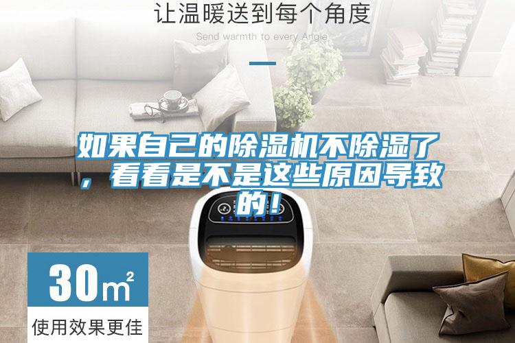 如果自己的除濕機(jī)不除濕了，看看是不是這些原因?qū)е碌模?></div>
								<div   id=