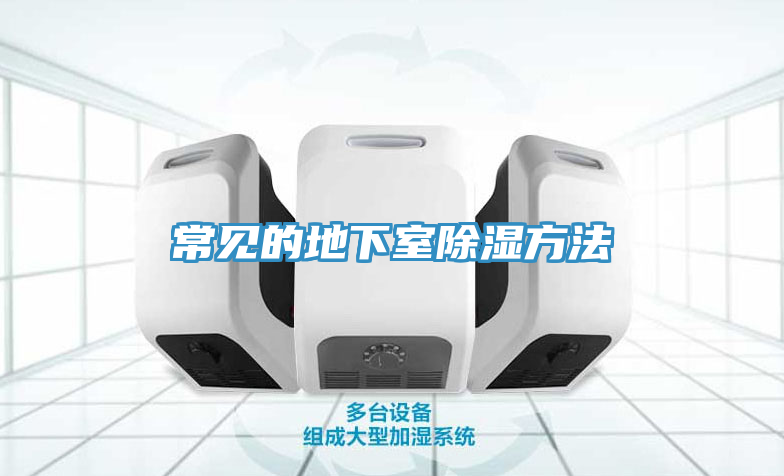 常見(jiàn)的地下室除濕方法
