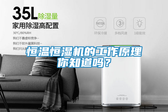 恒溫恒濕機的工作原理你知道嗎？