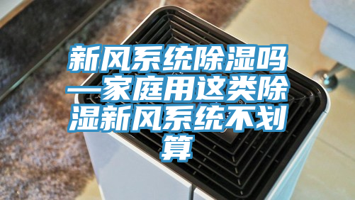 新風(fēng)系統(tǒng)除濕嗎—家庭用這類(lèi)除濕新風(fēng)系統(tǒng)不劃算