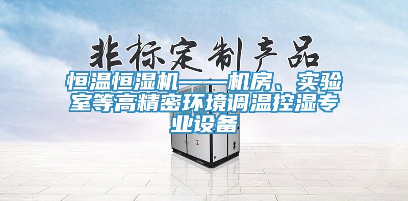 恒溫恒濕機——機房、實驗室等高精密環(huán)境調溫控濕專業(yè)設備