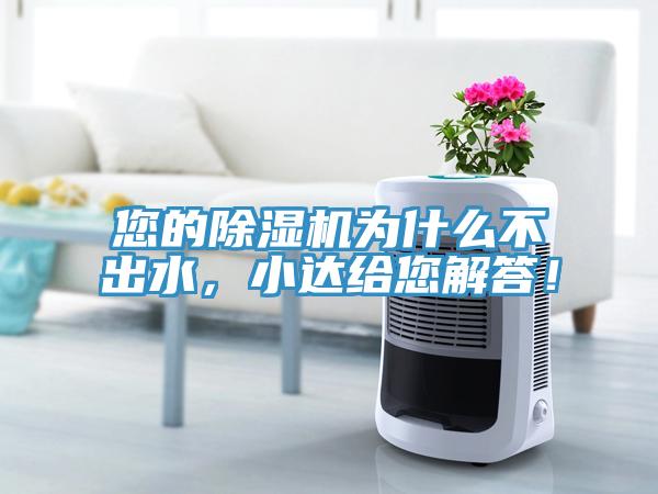 您的除濕機為什么不出水，小達給您解答！