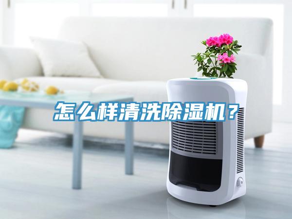 怎么樣清洗除濕機？