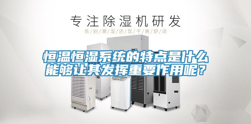恒溫恒濕系統(tǒng)的特點是什么能夠讓其發(fā)揮重要作用呢？