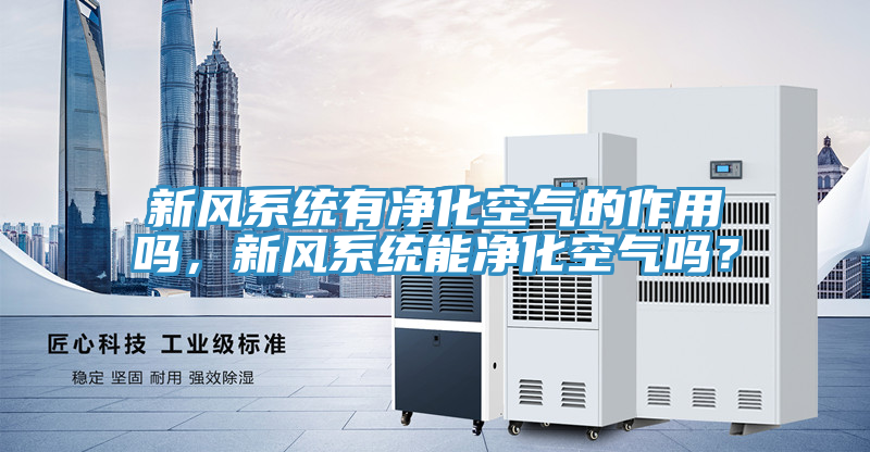 新風(fēng)系統(tǒng)有凈化空氣的作用嗎，新風(fēng)系統(tǒng)能凈化空氣嗎？