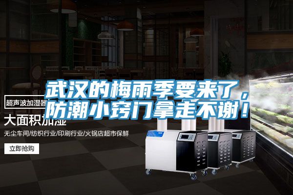武漢的梅雨季要來了，防潮小竅門拿走不謝！
