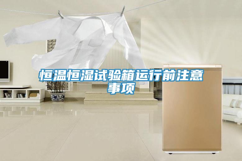 恒溫恒濕試驗(yàn)箱運(yùn)行前注意事項