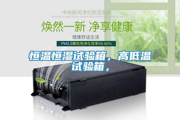 恒溫恒濕試驗箱，高低溫試驗箱，