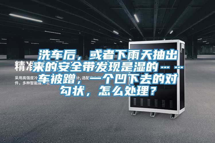 洗車后，或者下雨天抽出來的安全帶發(fā)現(xiàn)是濕的……車被蹭，一個(gè)凹下去的對(duì)勾狀，怎么處理？