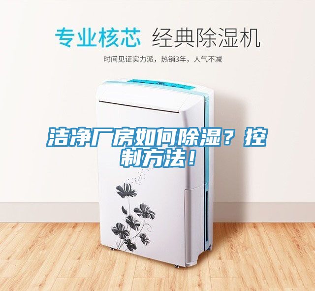 潔凈廠房如何除濕？控制方法！