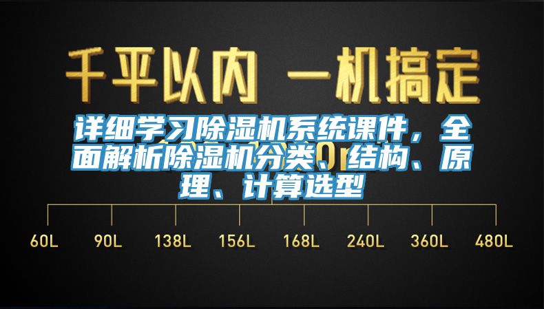 詳細(xì)學(xué)習(xí)除濕機(jī)系統(tǒng)課件，全面解析除濕機(jī)分類、結(jié)構(gòu)、原理、計(jì)算選型