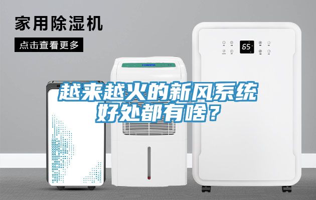 越來越火的新風(fēng)系統(tǒng)好處都有啥？