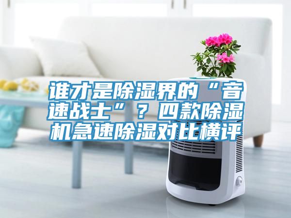 誰才是除濕界的“音速戰(zhàn)士”？四款除濕機急速除濕對比橫評