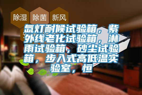 氙燈耐候試驗(yàn)箱，紫外線老化試驗(yàn)箱，淋雨試驗(yàn)箱，砂塵試驗(yàn)箱，步入式高低溫實(shí)驗(yàn)室，恒