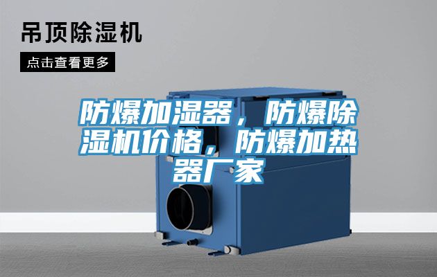 防爆加濕器，防爆除濕機(jī)價(jià)格，防爆加熱器廠(chǎng)家