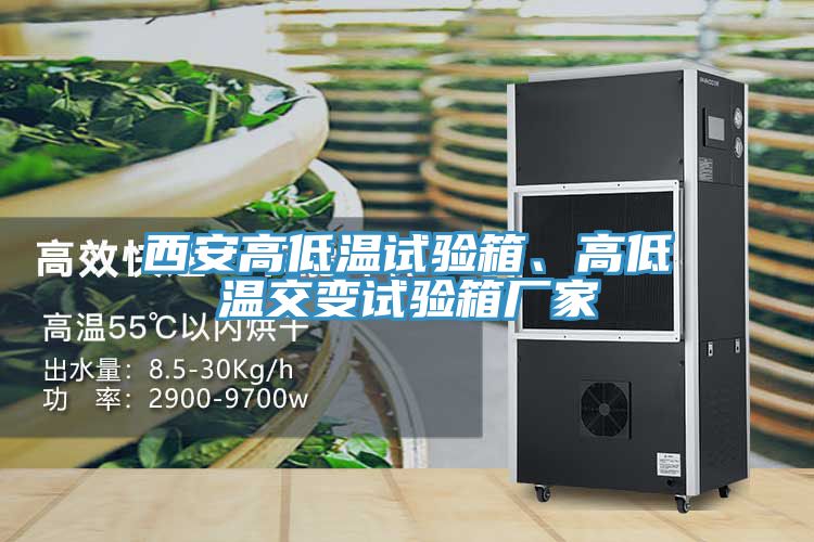 西安高低溫試驗箱、高低溫交變試驗箱廠家
