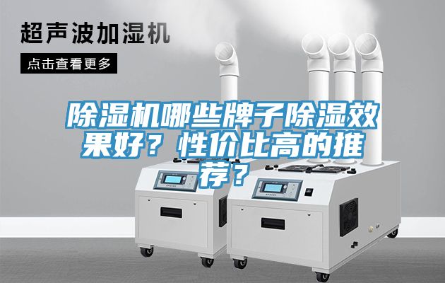 除濕機(jī)哪些牌子除濕效果好？性?xún)r(jià)比高的推薦？