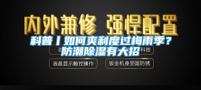 科普丨如何爽利度過梅雨季？防潮除濕有大招