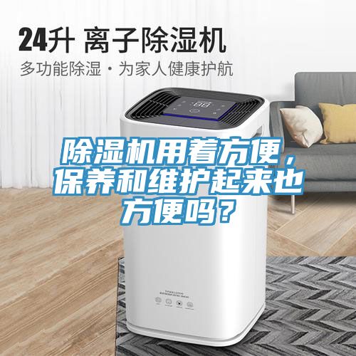 除濕機用著方便，保養(yǎng)和維護起來也方便嗎？