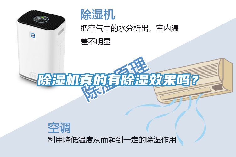 除濕機真的有除濕效果嗎？