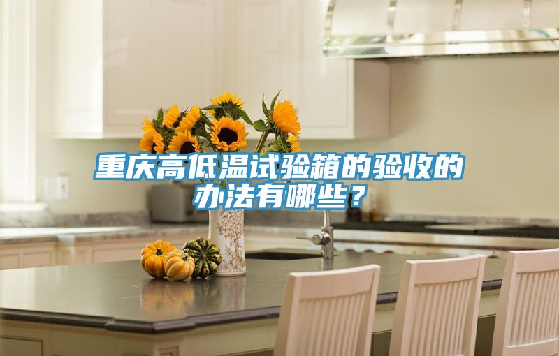 重慶高低溫試驗箱的驗收的辦法有哪些？