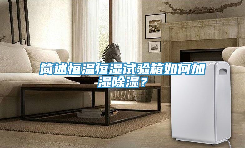 簡述恒溫恒濕試驗(yàn)箱如何加濕除濕？