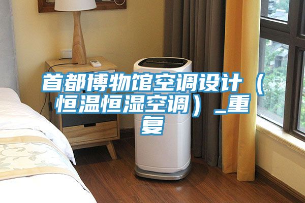 首都博物館空調(diào)設(shè)計（恒溫恒濕空調(diào)）_重復