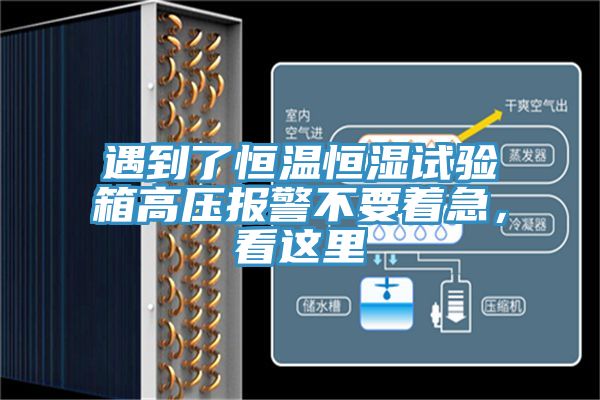 遇到了恒溫恒濕試驗(yàn)箱高壓報(bào)警不要著急，看這里