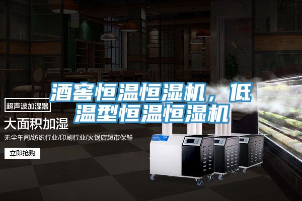 酒窖恒溫恒濕機(jī)，低溫型恒溫恒濕機(jī)