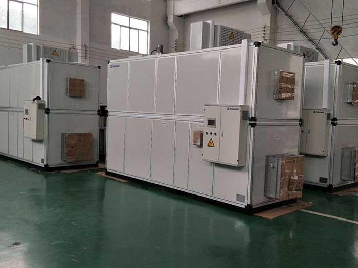 濟(jì)南銘威化工鋰電池鈷酸鋰零下40℃露點(diǎn)，三臺(tái)全新風(fēng)轉(zhuǎn)輪除濕機(jī)組
